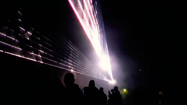 Световое лазерное шоу. Старт Sport-Marafon Fest - 2023, Николо-Ленивец.