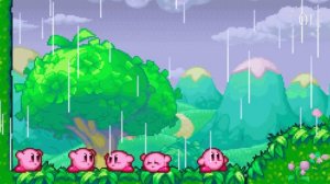 Relaxing Nintendo Music With Soft Rain ( Kirby video game ) for Studying, Work, Sleep...