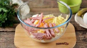 Салат Праздничный с куриным филе