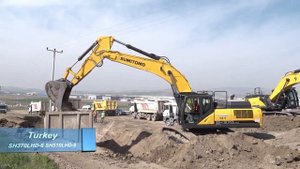 Экскаваторы Sumitomo  SH370LHD-6 и SH510LHD-6 в Турции
