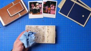 How to replace old Polaroid folding SX-70 camera leather skin - Tutorial