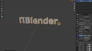 Как сделать текст в blender 2.93.
