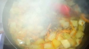 Овощная запеканка с патиссонами