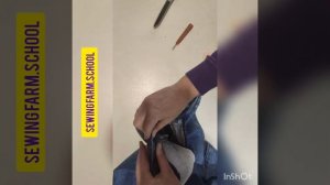 Как укоротить брюки сверху?