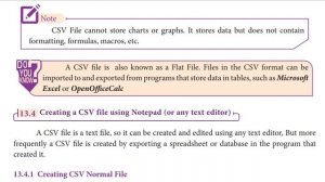 XII STD-  COMPUTER SCIENCE CHAPTER :13 Python and CSV FILES