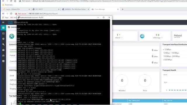 CPOC Walkthrough: SD-WAN Legacy Site with Underlay/Overlay Routing (Part 2) смотреть онлайн