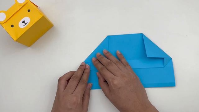 DIY MINI PAPER STORAGE BOX / Paper Crafts For School / Paper Craft / Easy Origami Bear Box DIY