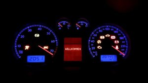 Тест стрелок при запуске. Volkswagen Passat b5