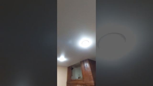 натяжной потолок 12 углов | белый матовый | светильники ecola | Анненское смотреть онлайн