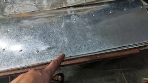 Лопасти ветрогенератора,  из оцинковки,  склепал из того что было)