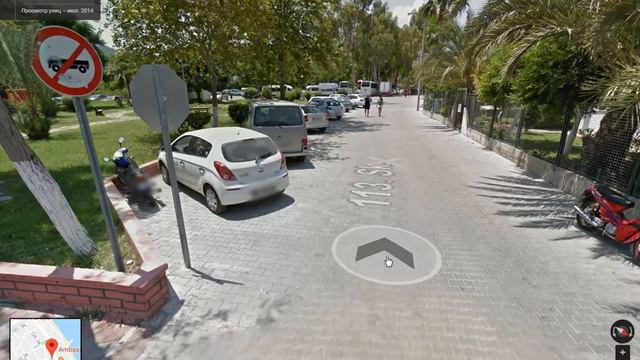 Отель Ambassador 4* (Турция, Кемер - Центр). Дорога на пляж. _3_ смотреть онлайн