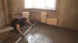стяжка пола из пескобетона
