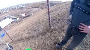 Злой мужик против мотоциклистов