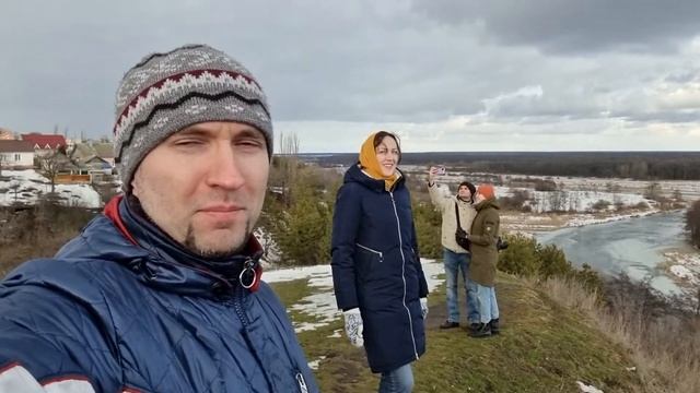 Река Воронеж в Рамони февраль 2022. смотреть онлайн