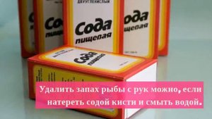 Как убрать запах рыбы с рук