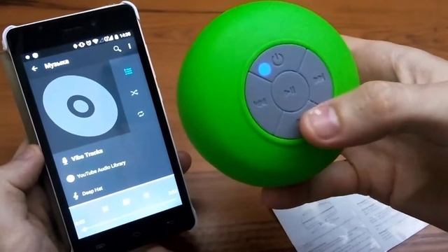 Водонепроницаемая Bluetooth колонка BTS-06 с присоской с Алиэкспресс. Распаковка и тестирование смотреть онлайн