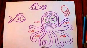 Рисование фломастером. Школа ИЗО.