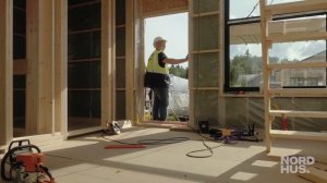 Сборка дома серии ACTUAL от компании NordHus и завода Scandic Construction