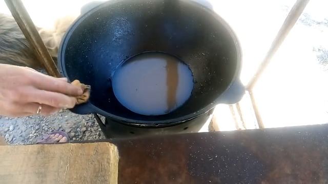 Как мыть казан после еды смотреть онлайн