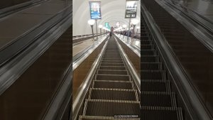 Эскалатор в метро Академическая, Санкт-Петербург