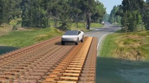 машины vs мост