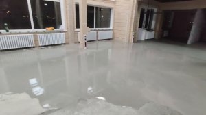 Заливка наливного пола от компании Пол и Холл.