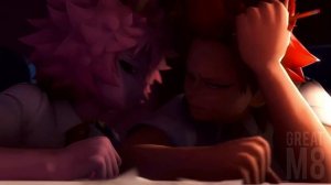 Mina x Kirishima - After Hours Studying {GreatM8 NSFW}