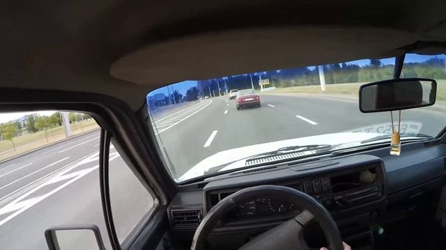 VOLKSWAGEN GOLF MK2 1.6I. POV DRIVE. смотреть онлайн