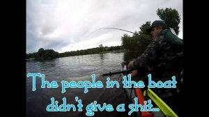 River Monster Caught On Chatterbait From Kayak-Going For A Ride