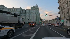 Тверской район. По Москве на машине. Май 2023