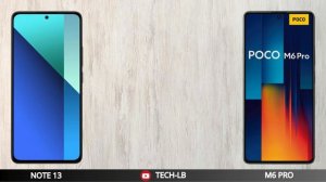 redmi note 13 vs poco m6 pro 4g | full comparison