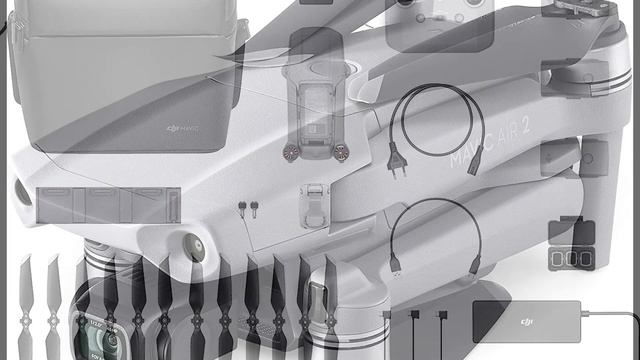DJI Mavic Air 2 Fly More Combo   Drone Quadcopter UAV with 48MP Camera 4K Video 8K Hyperlapse 12 CM