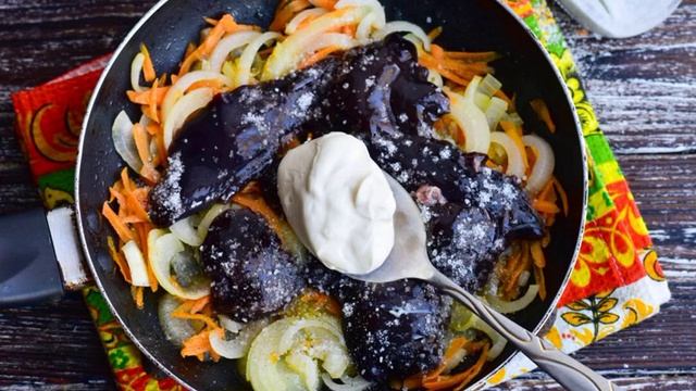 Печень кролика в сметане смотреть онлайн