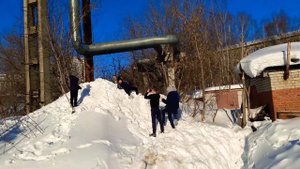 Неудачный прыжок с 8 метров.