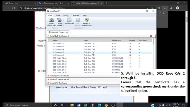 How to Install DOD ROOT Certificates on your Windows Computer смотреть онлайн