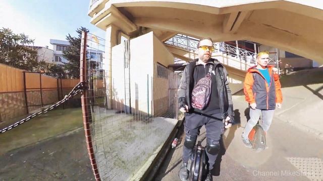 Моноколесные беседы. Падение. Встреча моноколесников у Surf Coffee. смотреть онлайн