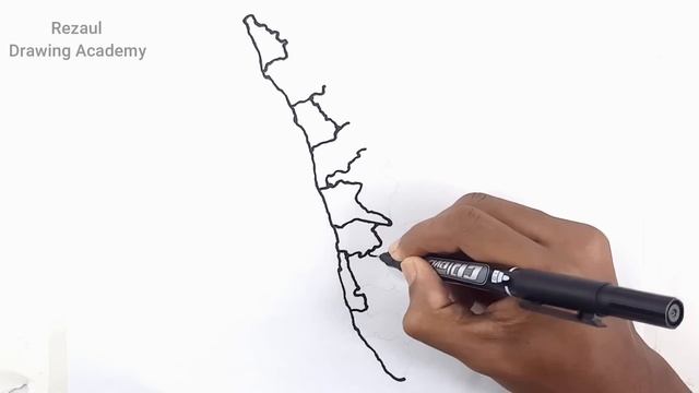 How To Draw Kerala Map - Very Easy Trick смотреть онлайн
