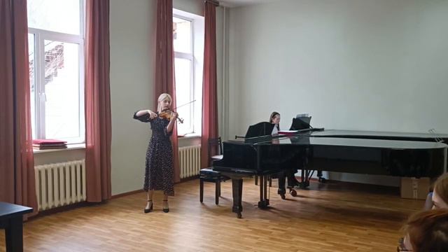 Болдырева Виктория. Скрипка. Ш.Берио «Концерт №9» a-moll, Iчасть смотреть онлайн