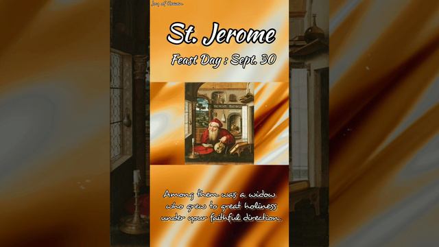 ST. JEROME Novena Prayer Day 7 || Patron Saint of Translators, Librarians and Archeologists