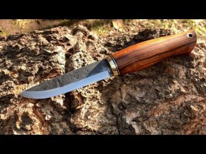 Тест первого кастомного ножа Берси. Купить нож финка от Товарищества Завьялова.