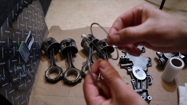 Разобрал мотор. Замена поршневых колец. Начало. смотреть онлайн