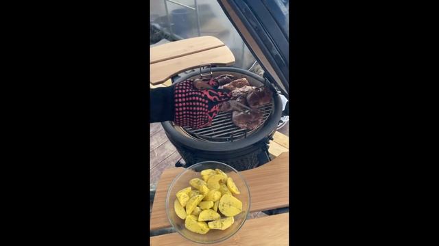 Готовим на керамическом гриле