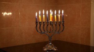 Ханукия (חנוכייה) 4K. Праздник Ханука (Hanukkah)
