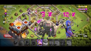 ЛУЧШИЙ ПРОСТОЙ МИКС 10тх 11тх тактика големы ведьмы молнии тряски clash of clans клеш оф кленс 2024