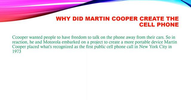 MARTIN COOPER || THE PHONE INVENTOR смотреть онлайн
