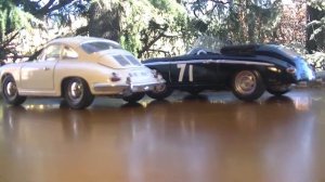 Porsche 356 B and Speedster Steve Mc Queen by Burago in 1 18 scale/Porsche 356 im Maßstab 1/18