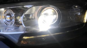 Ситроен с5, проверка работы адаптивных фар