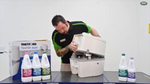 Thetford 565E Porta Potti with Electric Flush Toilet - Walk Around & Review.