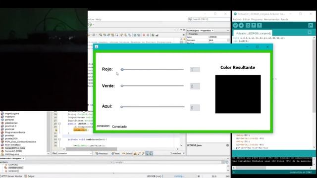 controlar un LED RGB con Java y Arduino смотреть онлайн