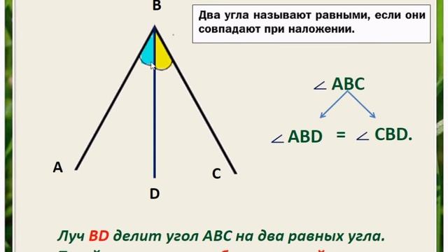 математика 5 класс  Глава2  Угол Обозначение углов